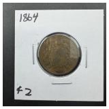 1864 Two Cent Piece
