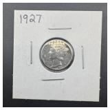 1927 Mercury Silver Dime