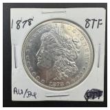 1878 8 Tail Feathers Morgan Silver Dollar