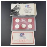 2004 U.s. Mint 50 State Quarters Silver Proof Set
