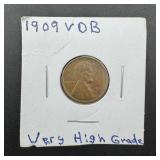 1909 Vdb Wheat Cent