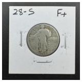 1928-s Standing Liberty Silver Quarter