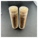(2 Times) 1959 P&d Penny Rolls