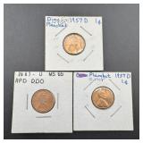 Miscellaneous Error Pennies