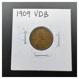 1909 Vdb Wheat Cent