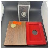 1971-s Silver Ike Dollar In Box