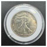 1943-walking Liberty Silver Half Dollar Dollar