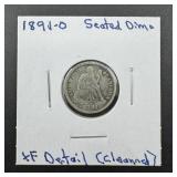 1891-o Seated Dime
