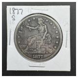 1877-s Trade Silver Dollar