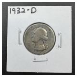 1932-d Washington Quarter