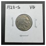 1923-s Buffalo Nickel