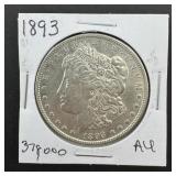 1893 Morgan Silver Dollar