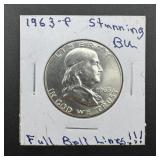 1963 Franklin Silver Half Dollar