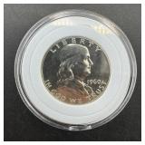 1960 Franklin Silver Half Dollar Dollar