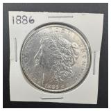 1886 Morgan Silver Dollar