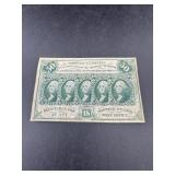 1862 50 Cent Postage Currency