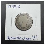 1895-s Barber Silver Quarter