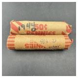 Two Rolls Of Wheat Cents