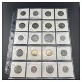 20 Silver War Nickels