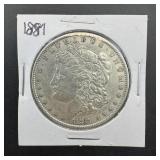 1881 Morgan Silver Dollar
