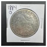 1884-o Morgan Silver Dollar