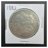 1882 Morgan Silver Dollar