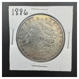 1886 Morgan Silver Dollar