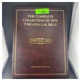 1976 $2 Bills Collection (postal Commemorative Soc