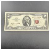 1963 $2 Red Seal Note Uncirculated