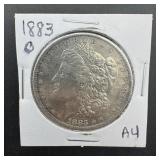 1883-o Morgan Silver Dollar