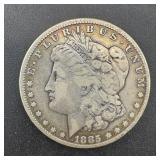 1885 Morgan Silver Dollar