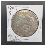1897-s Morgan Silver Dollar, Better Date