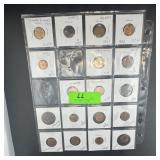 Sheet Of Nice Tone Memorial Pennies, Mint Conditio
