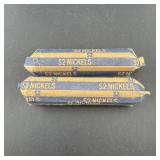 2 Buffalo Nickel Rolls