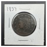 1837 Large Cent