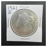 1921-d Morgan Silver Dollar