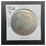 1921-s Morgan Silver Dollar