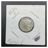 1935-p Uncirculated Mercury Dime