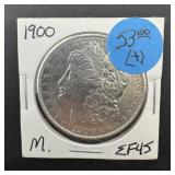 1900 Morgan Silver Dollar