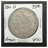 1921-d Morgan Silver Dollar