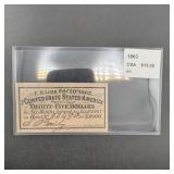 1863 Confederate States $35 Note