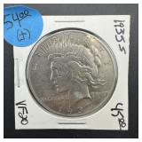 1935-s Peace Silver Dollar