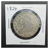 1826 Silver Capped Bust Half Dollar