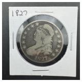 1827 Capped Bust Half Dollar
