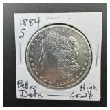 1884-s Morgan Silver Dollar, Key Date