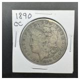 1890-cc Morgan Silver Dollar, Key Date