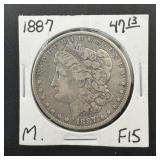 1887 Morgan Silver Dollar
