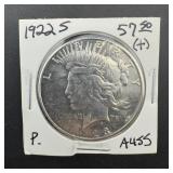 1922-s Peace Silver Dollar