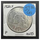 1922-s Peace Silver Dollar