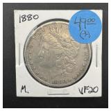 1880 Morgan Silver Dollar